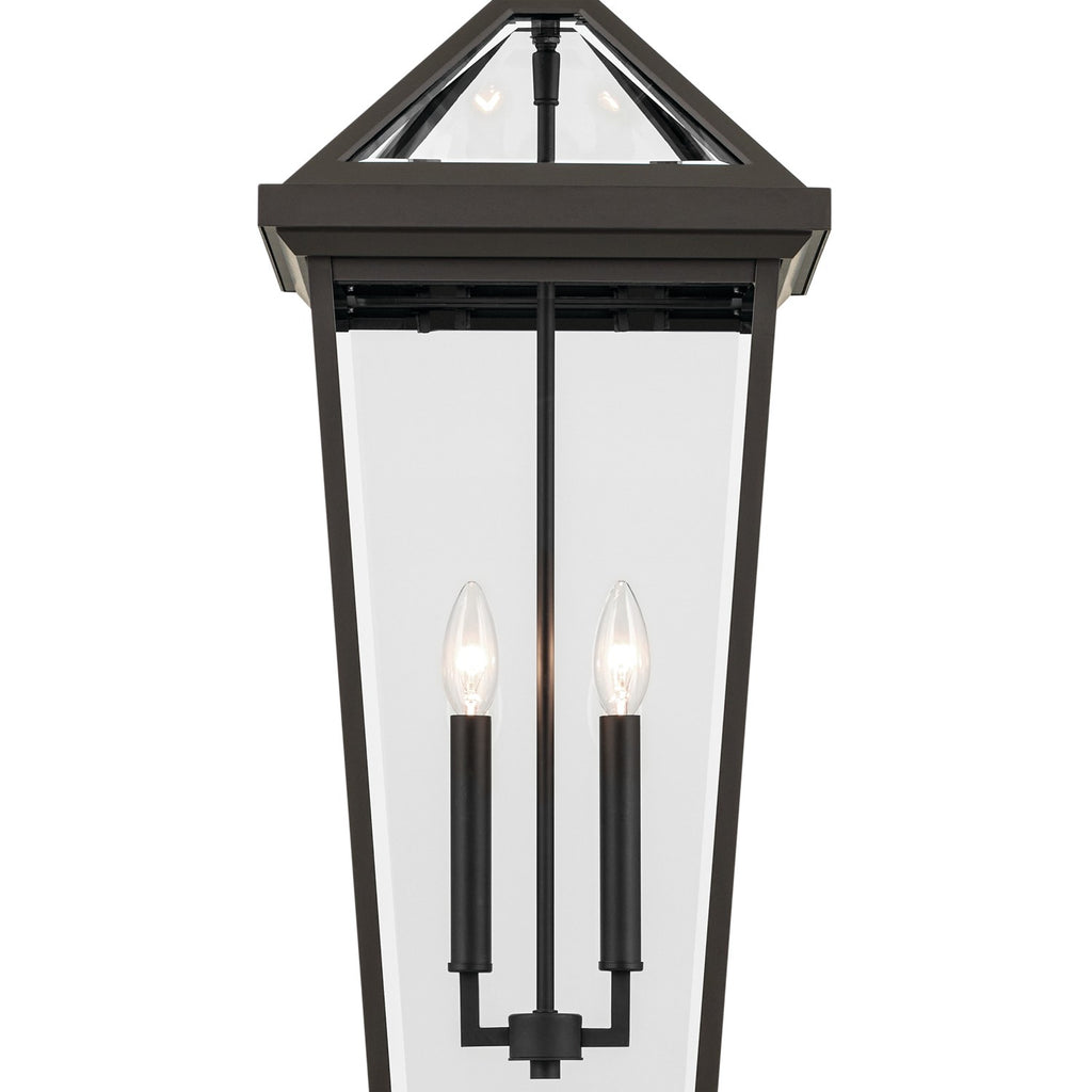 KICHLER 59130OZ Regence 26 Inch 2 Light Outdoor Pendant With Clear Glass In Olde Bronze