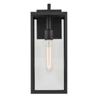 KICHLER 59112BKT Branner 17.75 Inch 1 Light Outdoor Wall Light With Clear Glass In Textured Black