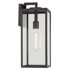 KICHLER 59112OZ Branner 17.75 Inch 1 Light Outdoor Wall Light With Clear Glass In Olde Bronze