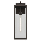 KICHLER 59113OZ Branner 24 Inch 1 Light Outdoor Wall Light With Clear Glass In Olde Bronze