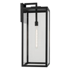 KICHLER 59114BKT Branner 30 Inch 1 Light Outdoor Wall Light With Clear Glass In Textured Black