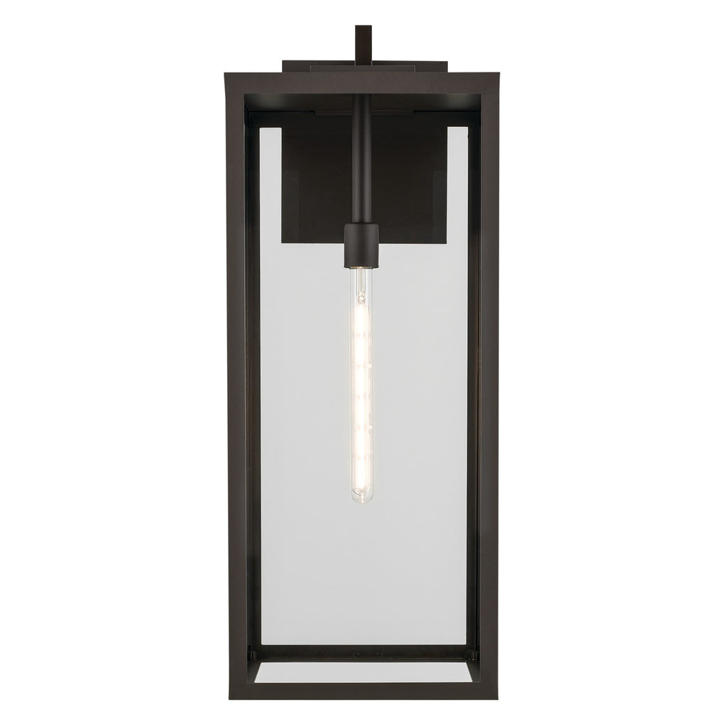 KICHLER 59114OZ Branner 30 Inch 1 Light Outdoor Wall Light With Clear Glass In Olde Bronze