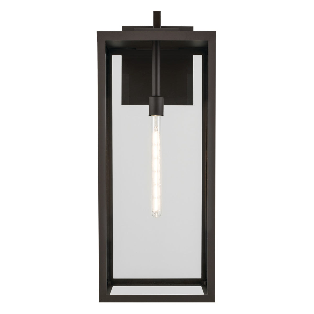 KICHLER 59114OZ Branner 30 Inch 1 Light Outdoor Wall Light With Clear Glass In Olde Bronze