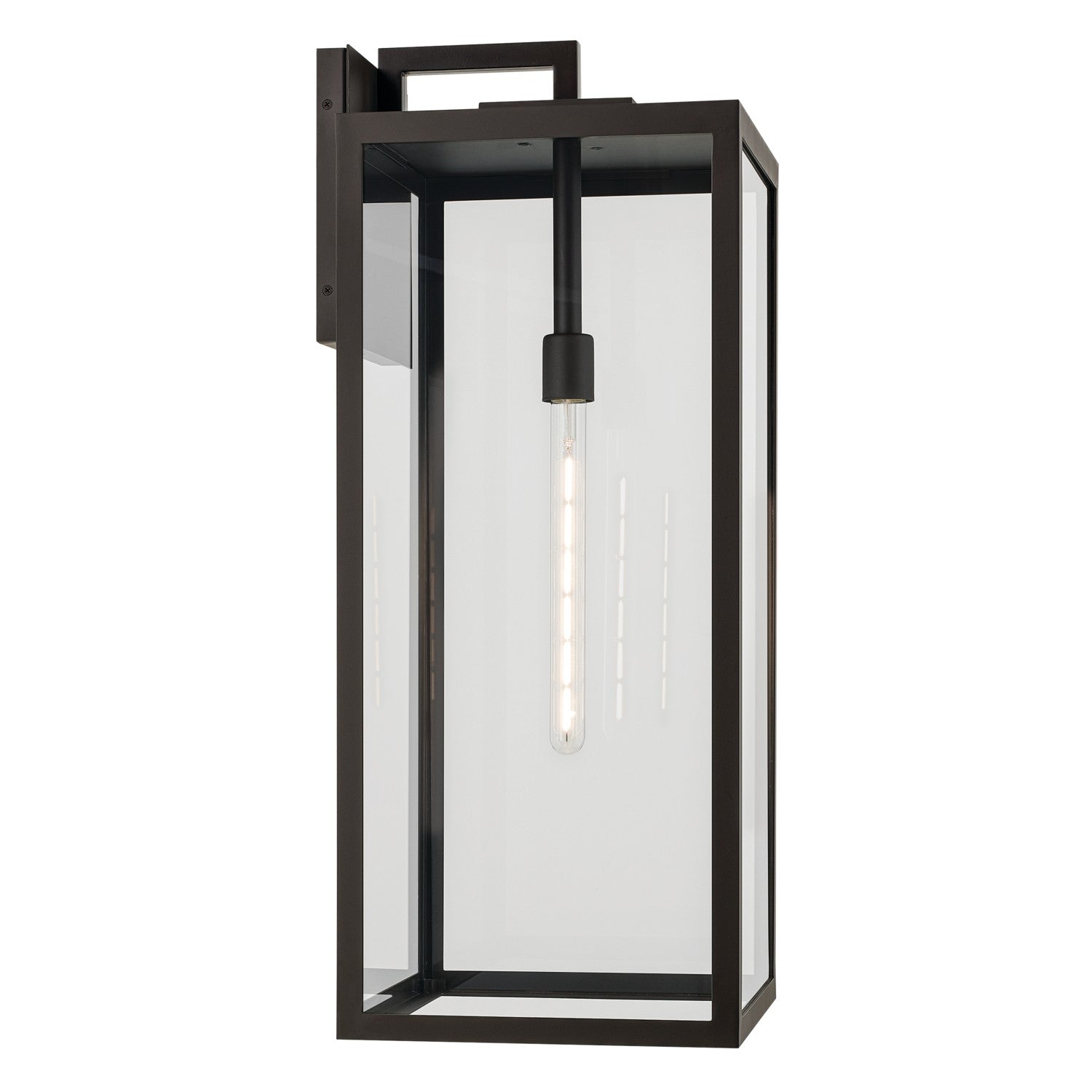KICHLER 59114OZ Branner 30 Inch 1 Light Outdoor Wall Light With Clear Glass In Olde Bronze