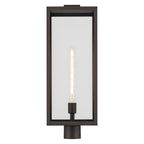 KICHLER 59115OZ Branner 25.5 Inch 1 Light Outdoor Post Light With Clear Glass In Olde Bronze