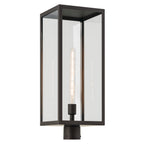 KICHLER 59115OZ Branner 25.5 Inch 1 Light Outdoor Post Light With Clear Glass In Olde Bronze