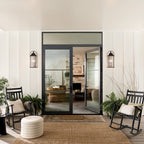 KICHLER 49716BKT Harbor Row 28.75" 4-Light Outdoor Wall Light With Clear Seeded Glass In Textured Black