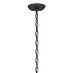 KICHLER 49718BKT Harbor Row 25.75" 4-Light Outdoor Hanging Light With Clear Seeded Glass In Textured Black