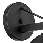 KICHLER 49060BK Ripley 10" 1-Light Outdoor Wall Light In Black