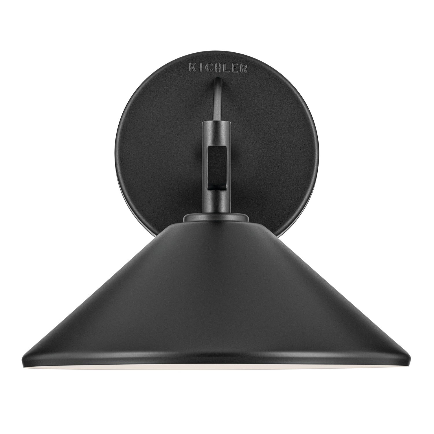 KICHLER 49060BK Ripley 10" 1-Light Outdoor Wall Light In Black