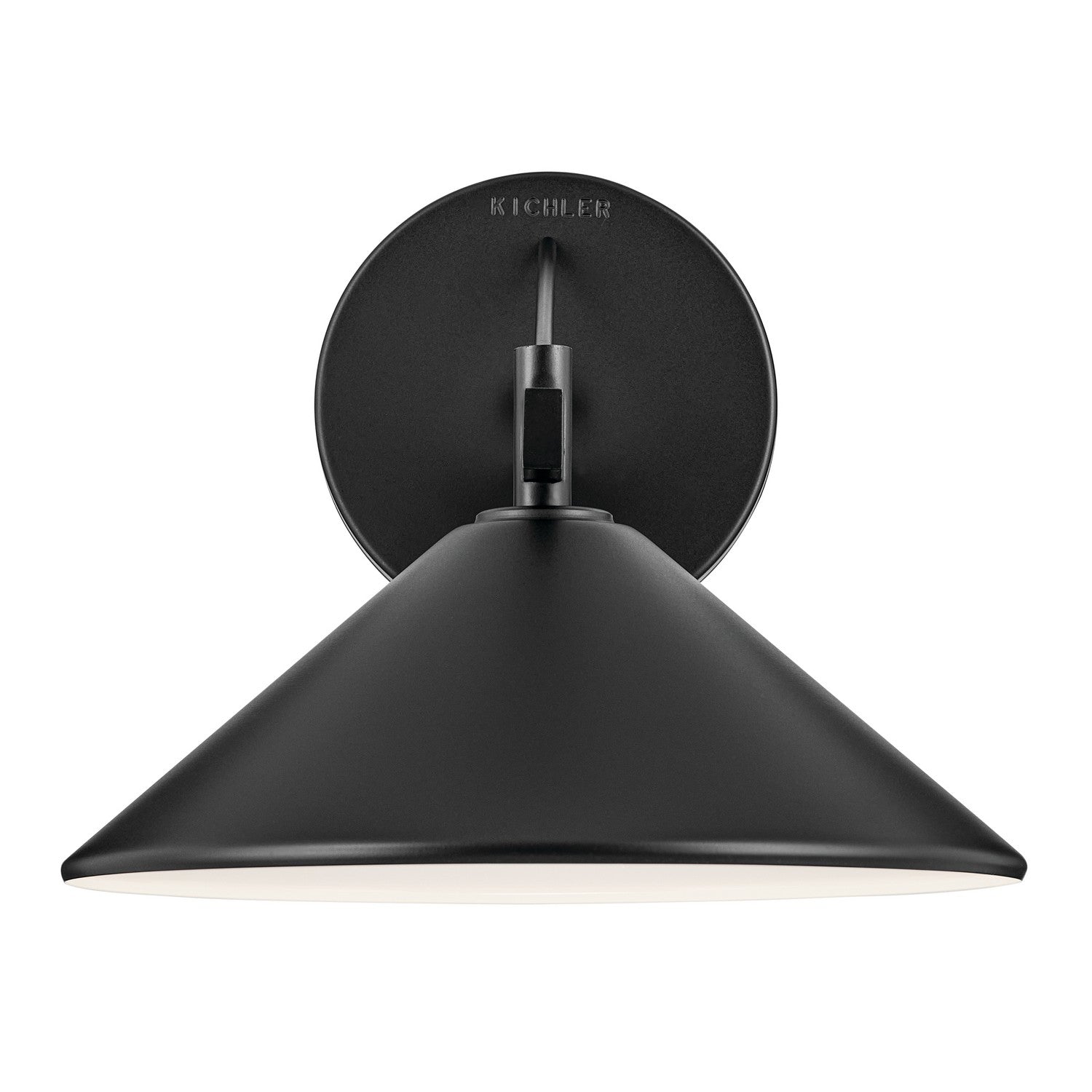 KICHLER 49061BK Ripley 12" 1-Light Outdoor Wall Light In Black