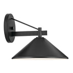 KICHLER 49061BK Ripley 12" 1-Light Outdoor Wall Light In Black