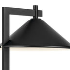 KICHLER 49063BK Ripley 16" 1-Light Outdoor Post Light In Black