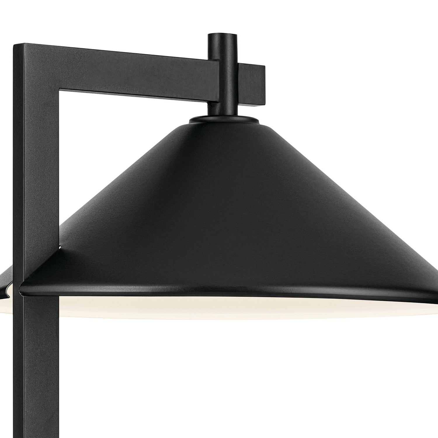 KICHLER 49063BK Ripley 16" 1-Light Outdoor Post Light In Black