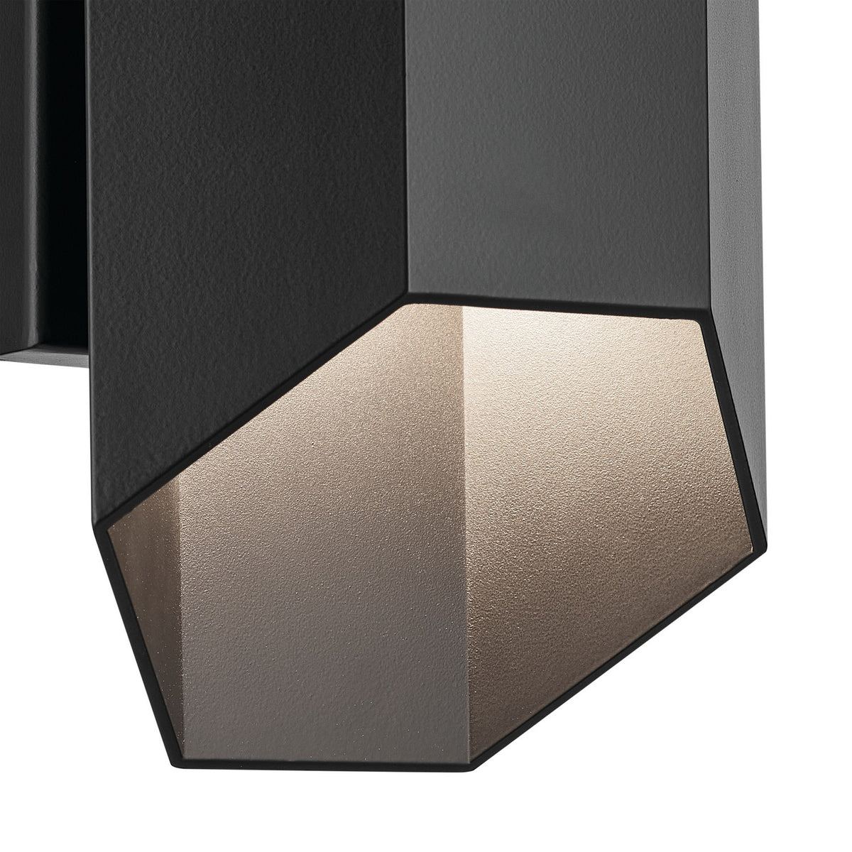 KICHLER 49607BKLED Estella 12" Led 1-Light Outdoor Wall Light In Black