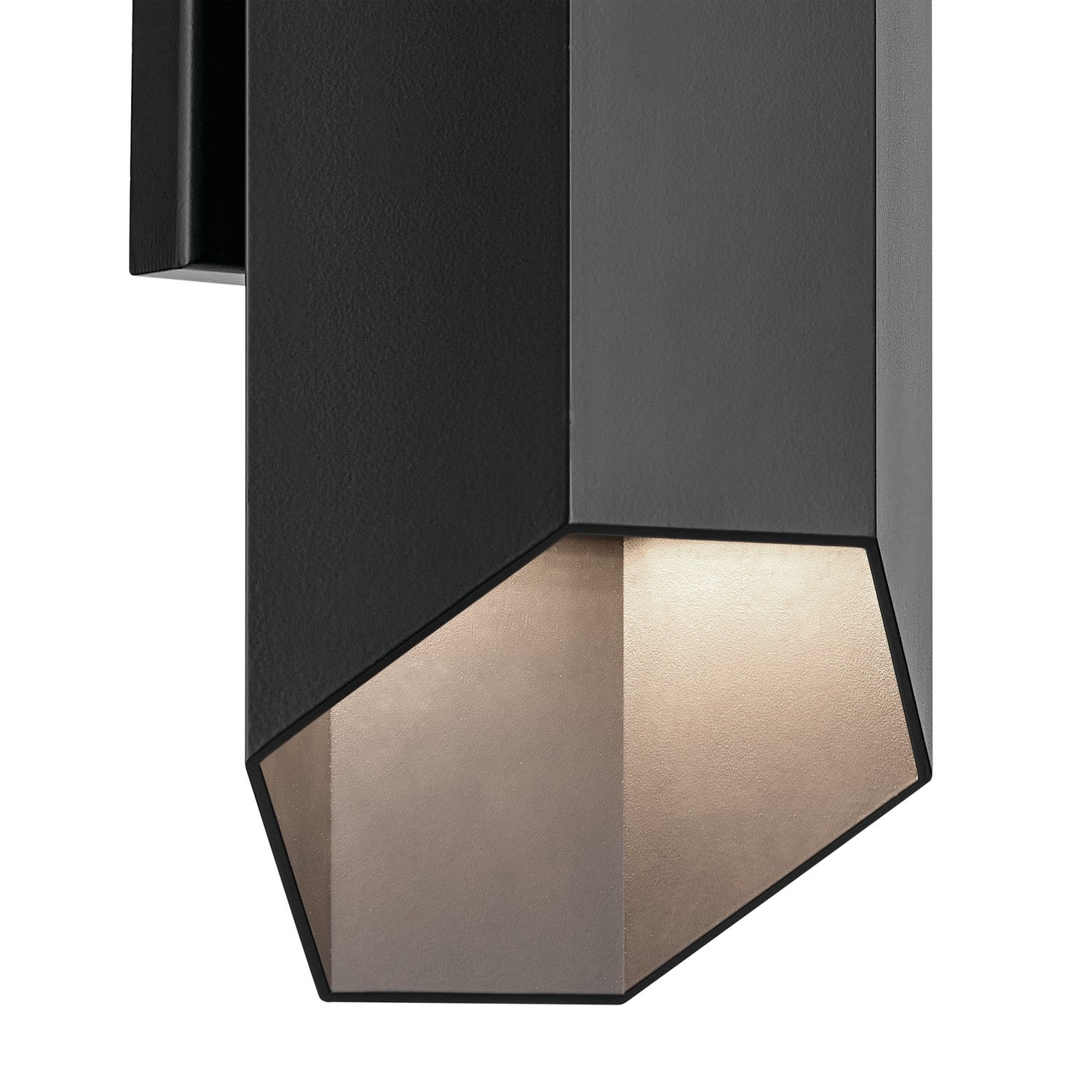 KICHLER 49608BKLED Estella 16.5" Led 2-Light Outdoor Wall Light In Black