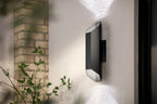 KICHLER 49608BKLED Estella 16.5" Led 2-Light Outdoor Wall Light In Black