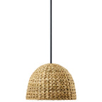 KICHLER 44399BK Raffiana 14" 1-Light Pendant With Opal Glass In Black