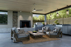KICHLER 310254NI 54 Inch Fit Ceiling Fan With Satin Etched Cased Opal Glass In Brushed Nickel With Silver Blades