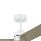 KICHLER 300375WH 52 Inch Spyn Lite Fan In White With Silver Blades