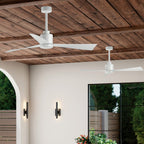 KICHLER 310452WH 52 Inch True Ceiling Fan In White With White Blades