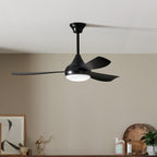 KICHLER 310354SBK 54 Inch Ample Ceiling Fan With Satin Etched Cased Opal Glass In Satin Black With Satin Black Blades