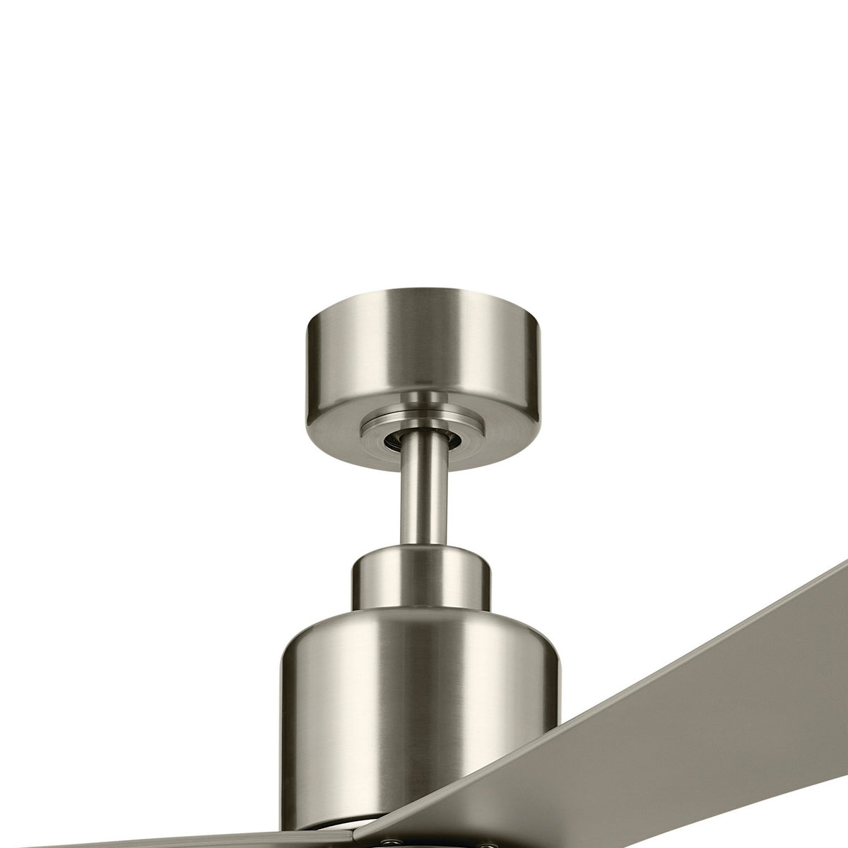 KICHLER 310452BSS 52 Inch True Ceiling Fan In Brushed Stainless Steel With Silver Blades