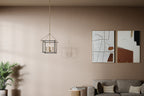 KICHLER 52626CPZ Eisley 21.25 Inch 4 Light Foyer Pendant In Champagne Bronze And Black