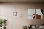 KICHLER 52626PN Eisley 21.25 Inch 4 Light Foyer Pendant In Polished Nickel And Black