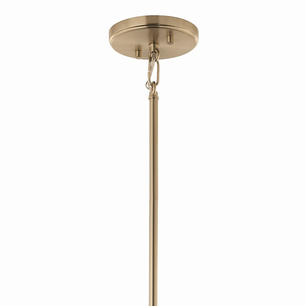 KICHLER 52627CPZ Eisley 30 Inch 4 Light Foyer Pendant In Champagne Bronze And Black
