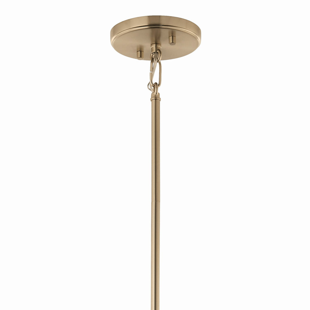KICHLER 52627CPZ Eisley 30 Inch 4 Light Foyer Pendant In Champagne Bronze And Black
