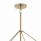 KICHLER 52628CPZ Eisley 40.25 Inch 8 Light Foyer Pendant In Champagne Bronze And Black