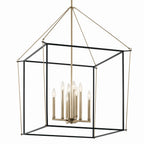 KICHLER 52628CPZ Eisley 40.25 Inch 8 Light Foyer Pendant In Champagne Bronze And Black