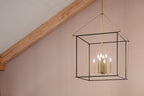 KICHLER 52628CPZ Eisley 40.25 Inch 8 Light Foyer Pendant In Champagne Bronze And Black