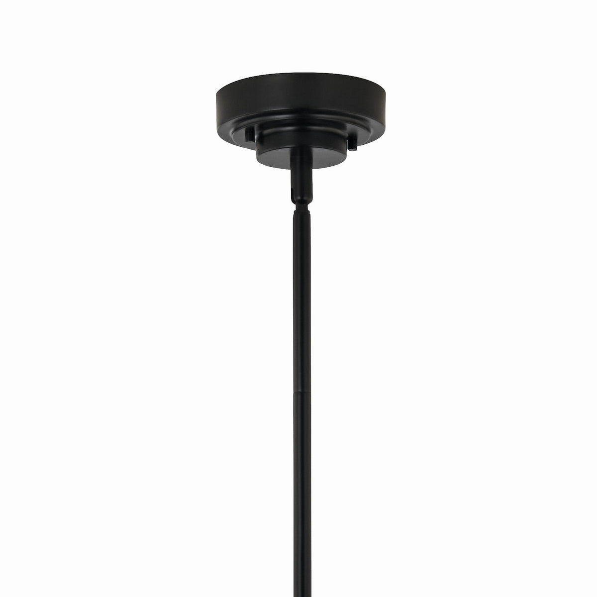 KICHLER 52668BK Sycara 48.5 Inch 8 Light Led Chandelier With Faceted Crystal In Black