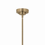 KICHLER 52668CPZ Sycara 48.5 Inch 8 Light Led Chandelier With Faceted Crystal In Champagne Bronze
