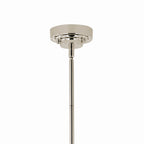 KICHLER 52668PN Sycara 48.5 Inch 8 Light Led Chandelier With Faceted Crystal In Polished Nickel