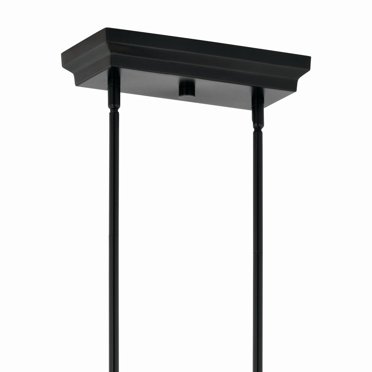 KICHLER 52670BK Sycara 48.25 Inch 14 Light Led Linear Chandelier With Faceted Crystal In Black