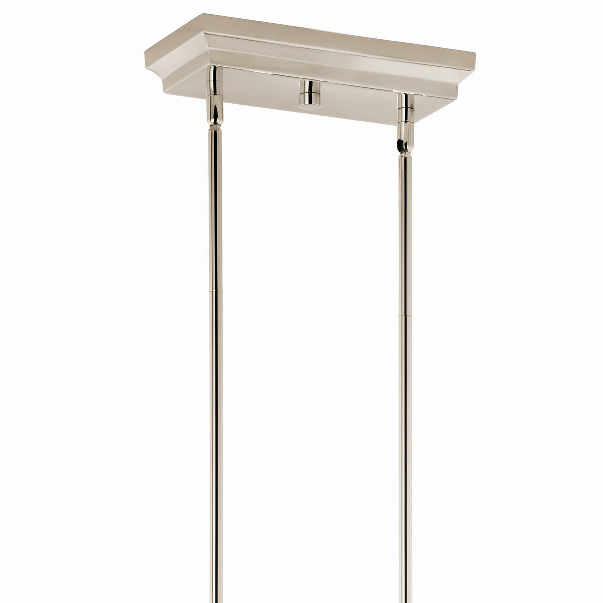 KICHLER 52670PN Sycara 48.25 Inch 14 Light Led Linear Chandelier With Faceted Crystal In Polished Nickel