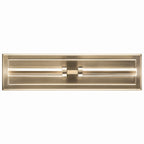 KICHLER 52671CPZ Sycara 19 Inch 2 Light Led Wall Sconce With Faceted Crystal In Champagne Bronze