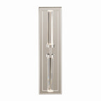 KICHLER 52671PN Sycara 19 Inch 2 Light Led Wall Sconce With Faceted Crystal In Polished Nickel