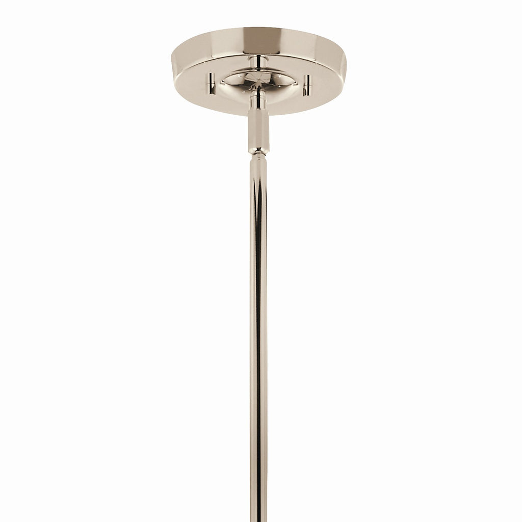 KICHLER 52673PN Livadia 36.25 Inch 6 Light Chandelier In Polished Nickel