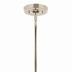 KICHLER 52673PN Livadia 36.25 Inch 6 Light Chandelier In Polished Nickel