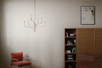 KICHLER 52673PN Livadia 36.25 Inch 6 Light Chandelier In Polished Nickel