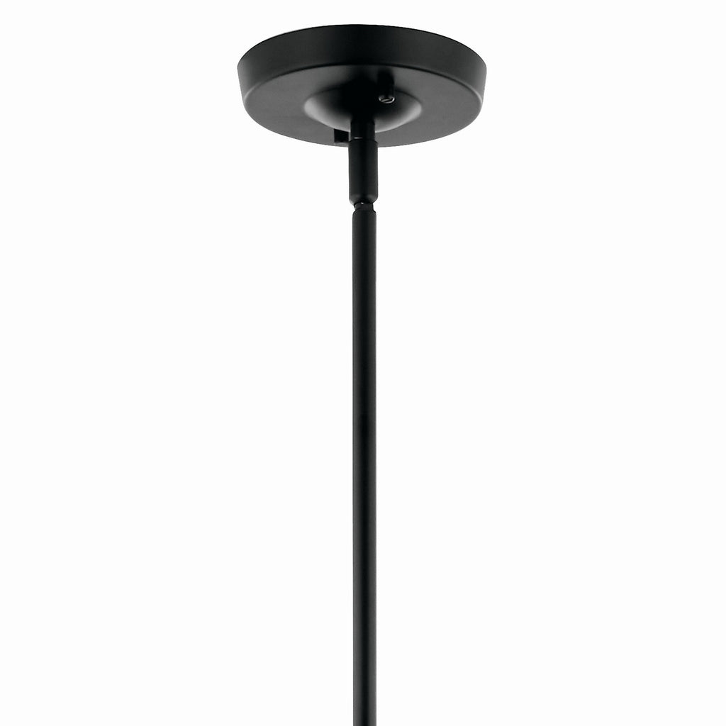 KICHLER 52674BK Livadia 47.25 Inch 6 Light Chandelier In Black
