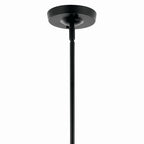 KICHLER 52674BK Livadia 47.25 Inch 6 Light Chandelier In Black