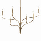 KICHLER 52674CPZ Livadia 47.25 Inch 6 Light Chandelier In Champagne Bronze