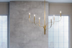 KICHLER 52674CPZ Livadia 47.25 Inch 6 Light Chandelier In Champagne Bronze