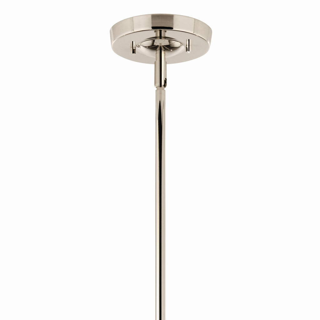 KICHLER 52674PN Livadia 47.25 Inch 6 Light Chandelier In Polished Nickel