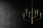 KICHLER 52675CPZ Livadia 47.75 Inch 8 Light Chandelier In Champagne Bronze